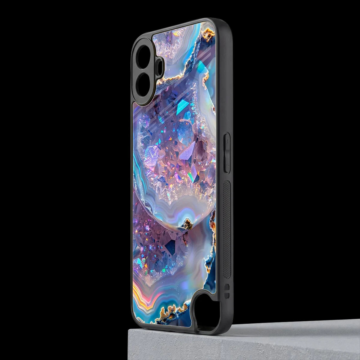 Crystal Veil cmf nothing phone 1 mobile cover | shockproof glass phone case
