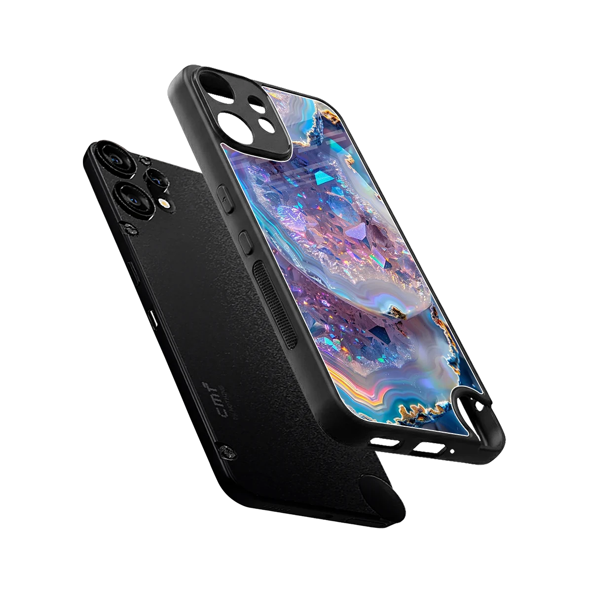 Crystal Veil sleek cmf nothing phone 2 pro cover with tempered glass back and TPU edges