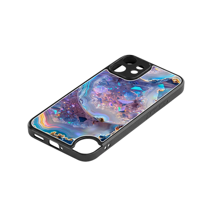 Crystal Veil stylish phone case for cmf nothing phone 2 pro | glossy glass and slim fit