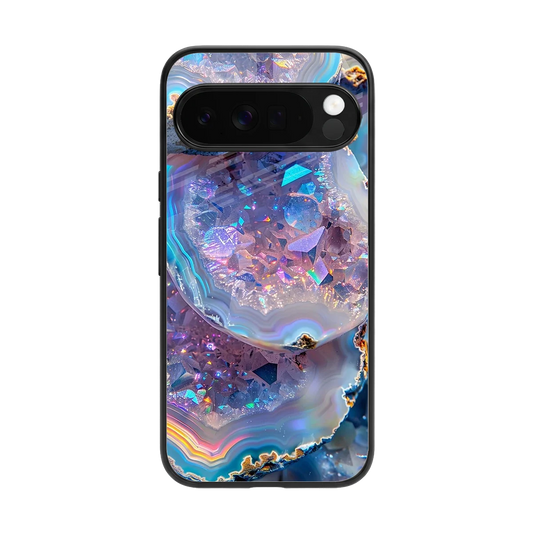 Crystal Veil back phone cover | glass case for google pixel 10 pro xl