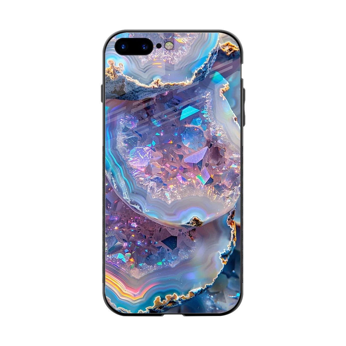 Crystal Veil back phone cover | glass case for iphone 7 plus