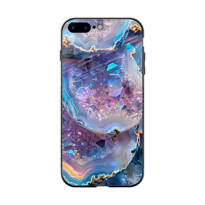 Crystal Veil back phone cover | glass case for iphone 7 plus