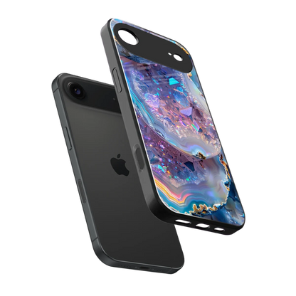 Crystal Veil sleek iphone air cover with tempered glass back and TPU edges