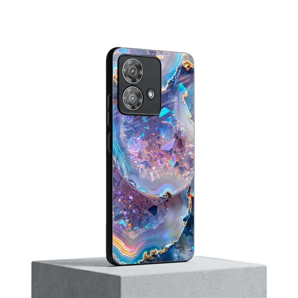 Crystal Veil motorola edge 40 neo 5g mobile cover | shockproof glass phone case