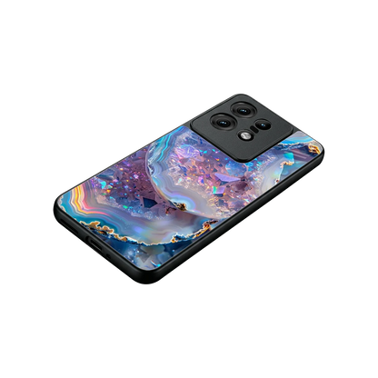 Crystal Veil stylish phone case for motorola edge 50 pro | glossy glass and slim fit