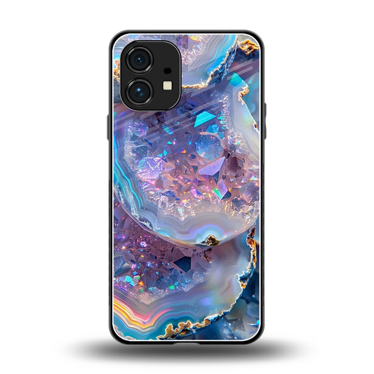 Crystal Veil back phone cover | glass case for nothing phone 1