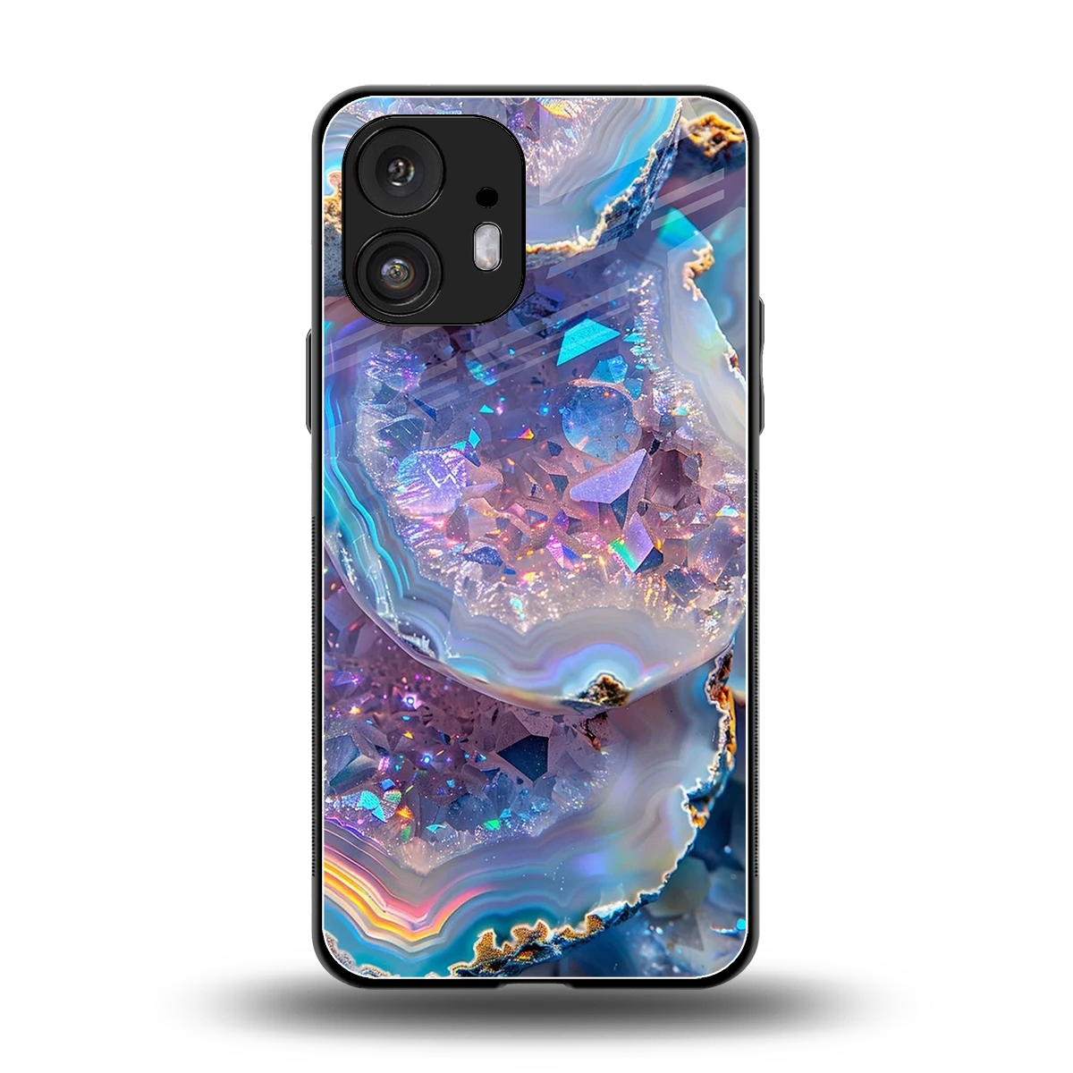 Crystal Veil back phone cover | glass case for nothing phone 2