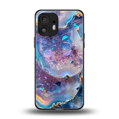 Crystal Veil back phone cover | glass case for nothing phone 2