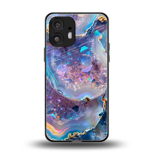 Crystal Veil back phone cover | glass case for nothing phone 2