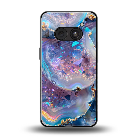 Crystal Veil back phone cover | glass case for nothing phone 2a plus