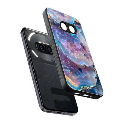 Crystal Veil sleek nothing phone 2a cover with tempered glass back and TPU edges