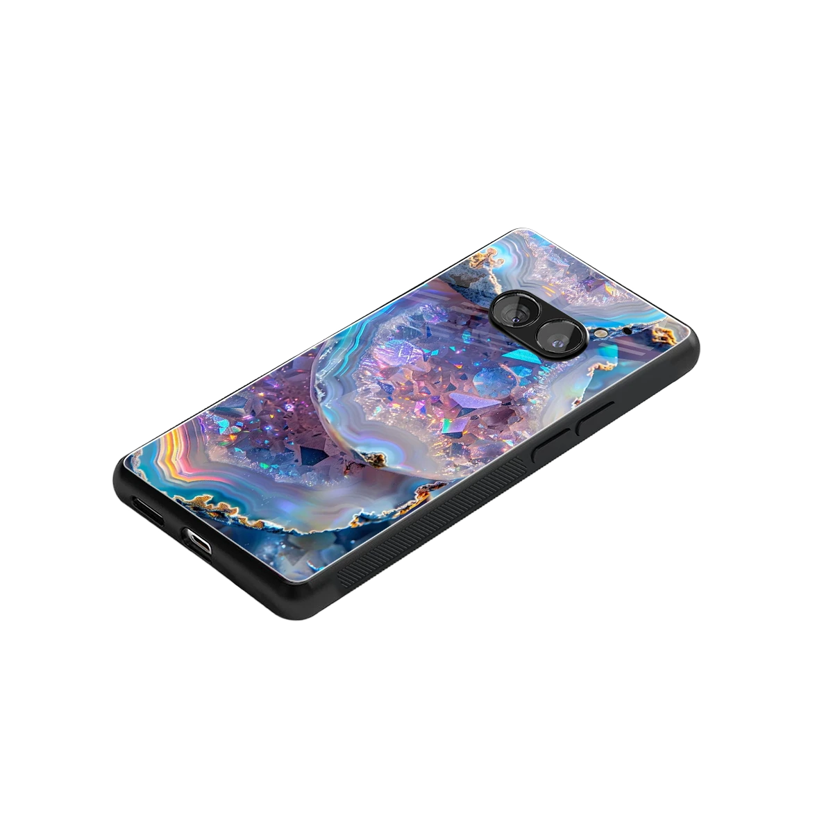 Crystal Veil stylish phone case for nothing phone 2a plus | glossy glass and slim fit