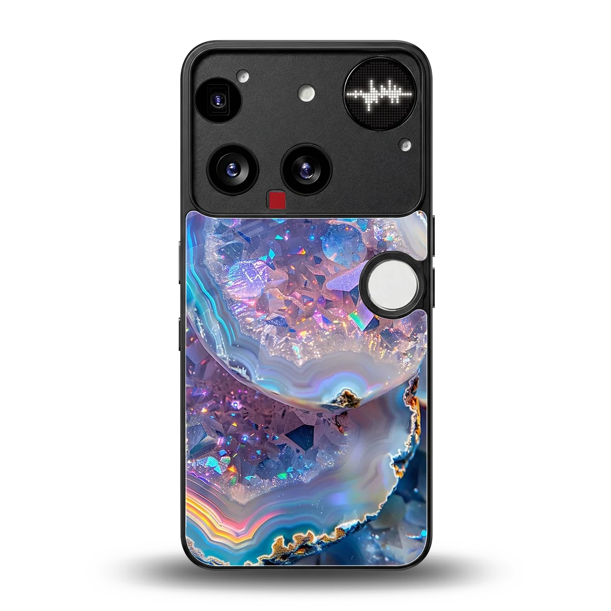 Crystal Veil back phone cover | glass case for nothing phone 3