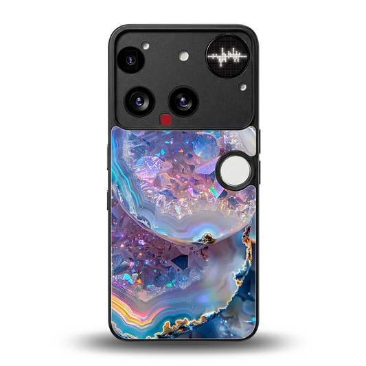 Crystal Veil back phone cover | glass case for nothing phone 3