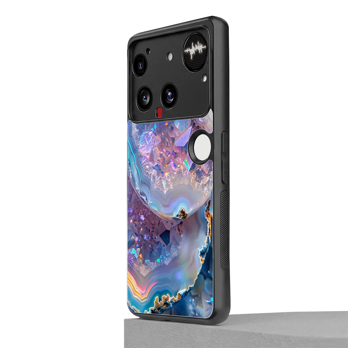 Crystal Veil nothing phone 3 mobile cover | shockproof glass phone case