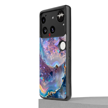 Crystal Veil nothing phone 3 mobile cover | shockproof glass phone case