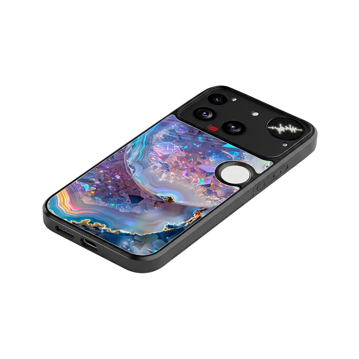 Crystal Veil stylish phone case for nothing phone 3 | glossy glass and slim fit