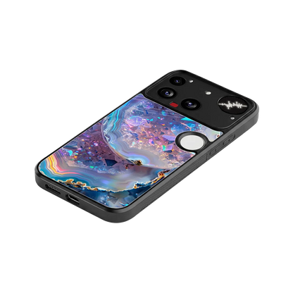 Crystal Veil stylish phone case for nothing phone 3 | glossy glass and slim fit