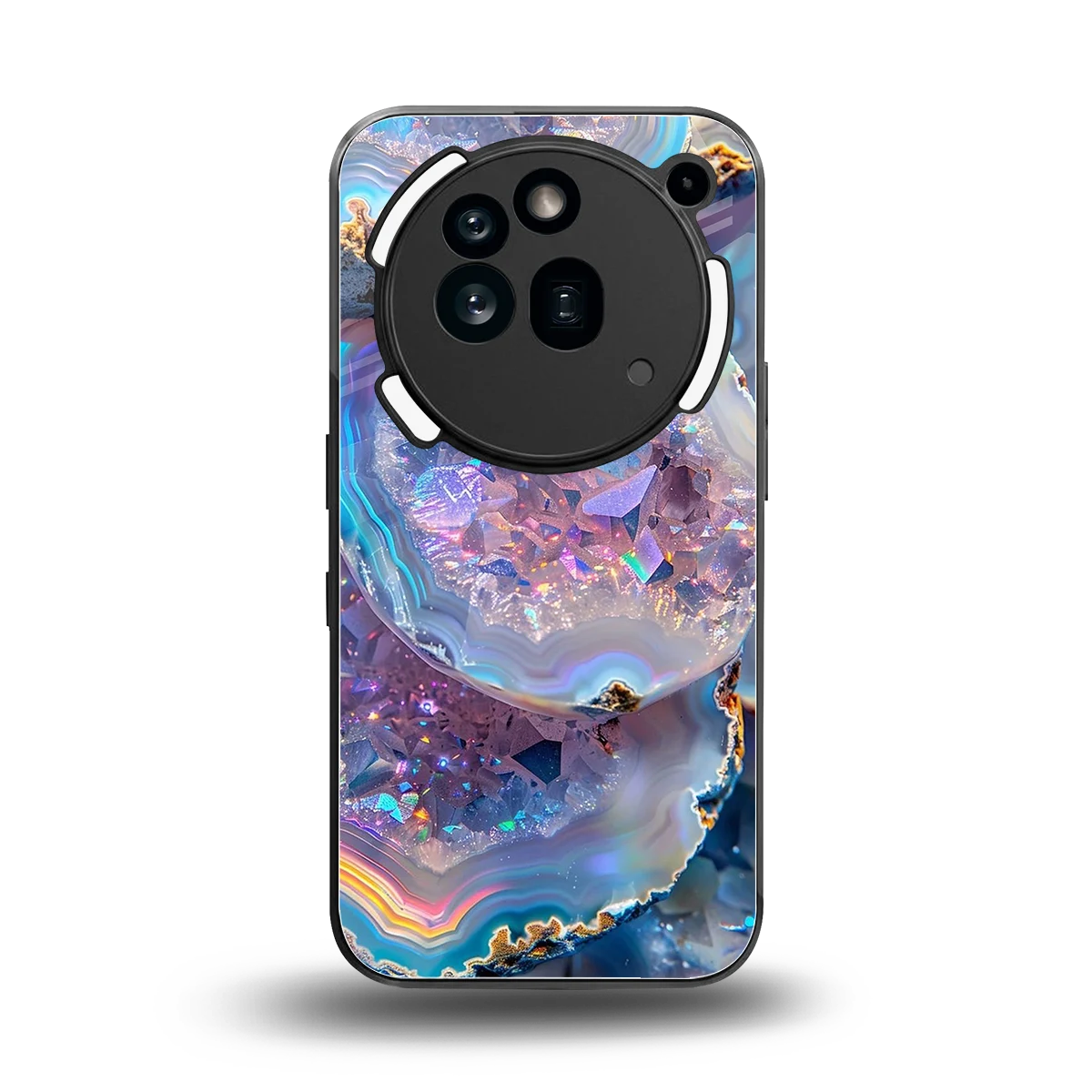 Crystal Veil back phone cover | glass case for nothing phone 3a pro