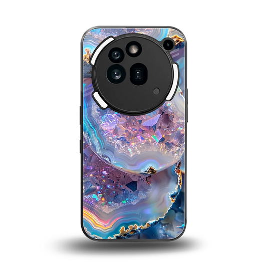 Crystal Veil back phone cover | glass case for nothing phone 3a pro