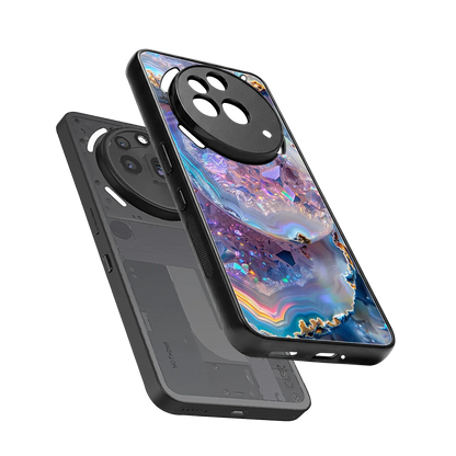 Crystal Veil sleek nothing phone 3a pro cover with tempered glass back and TPU edges