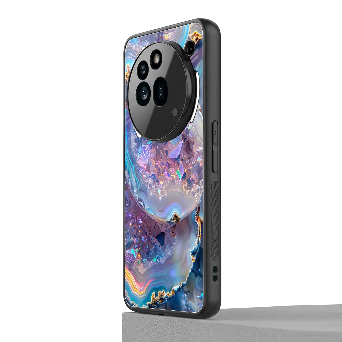 Crystal Veil nothing phone 3a pro mobile cover | shockproof glass phone case
