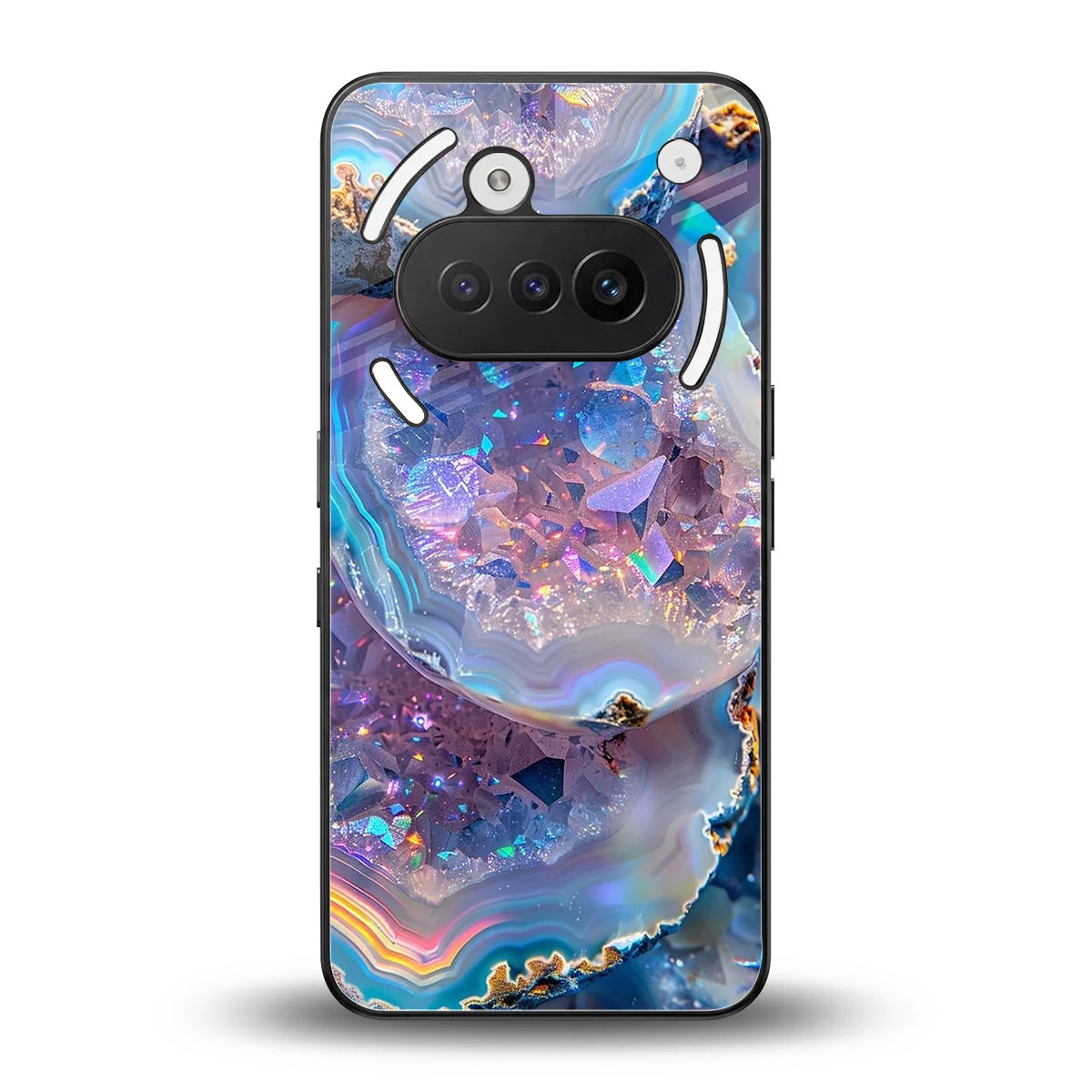 Crystal Veil back phone cover | glass case for nothing phone 3a