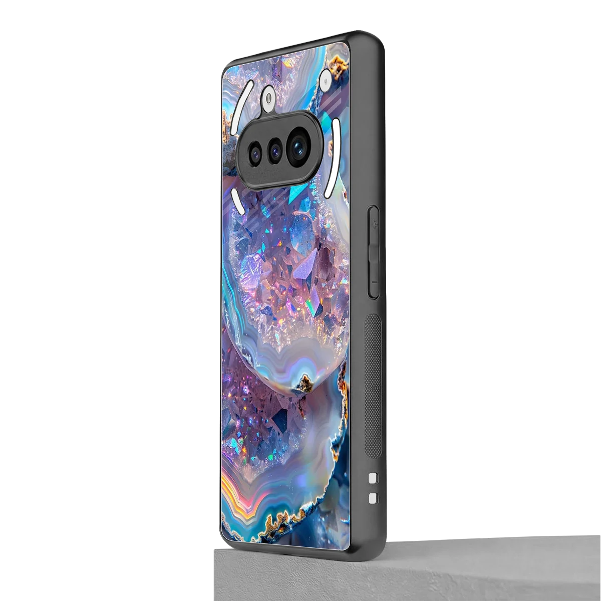 Crystal Veil nothing phone 3a mobile cover | shockproof glass phone case