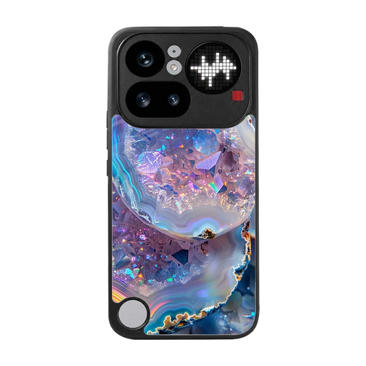 Crystal Veil back phone cover | glass case for nothing phone 4a pro