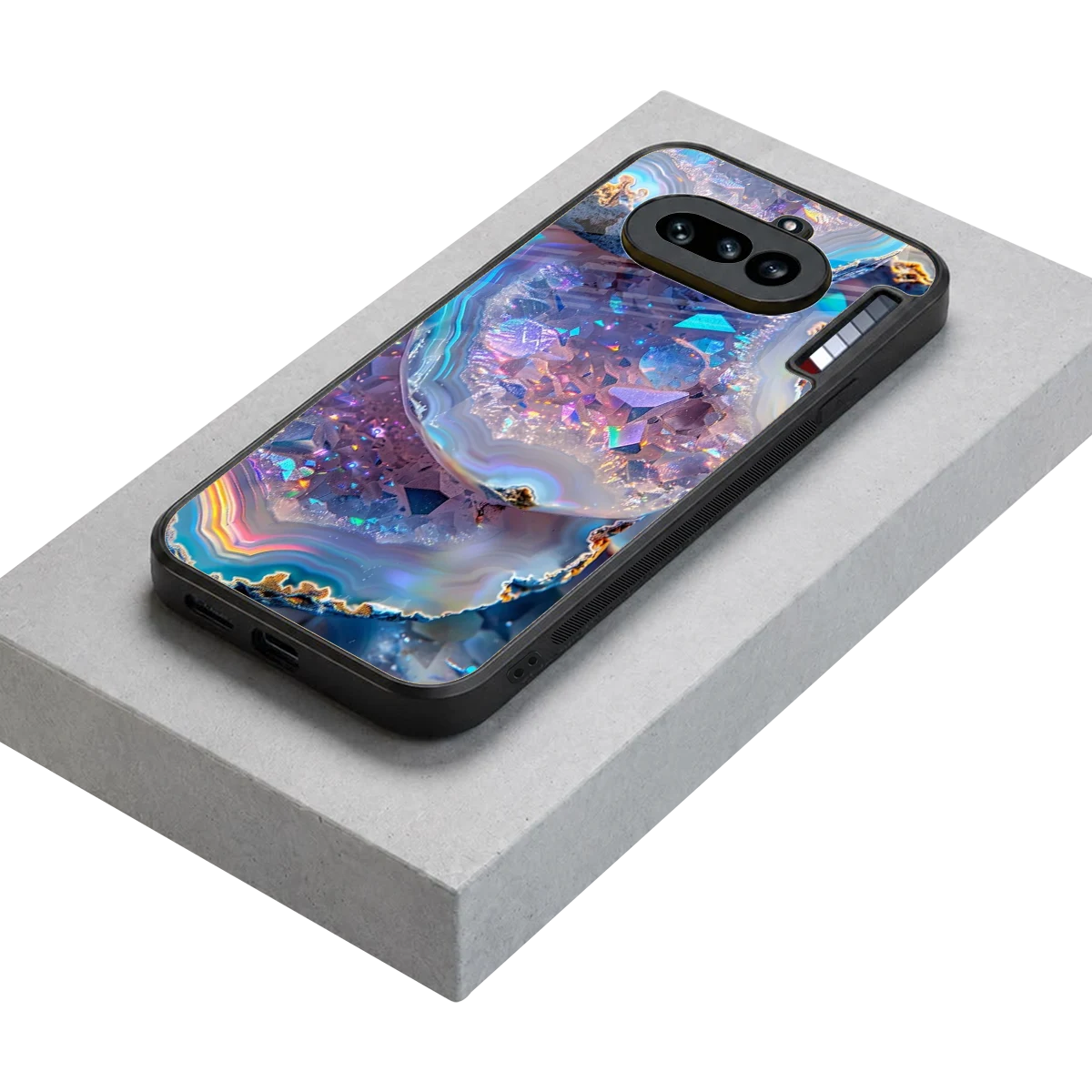 Crystal Veil stylish phone case for nothing phone 4a | glossy glass and slim fit