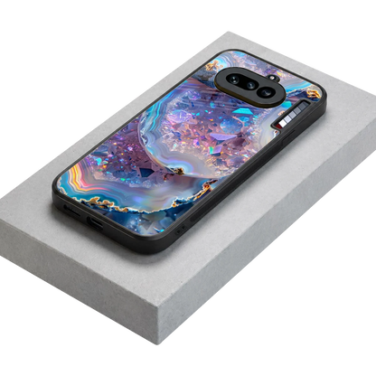 Crystal Veil stylish phone case for nothing phone 4a | glossy glass and slim fit