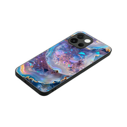 Crystal Veil stylish phone case for oneplus 13s | glossy glass and slim fit