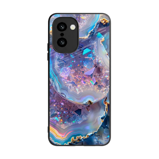 Crystal Veil back phone cover | glass case for oneplus 15r