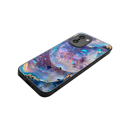 Crystal Veil stylish phone case for oneplus 15r | glossy glass and slim fit