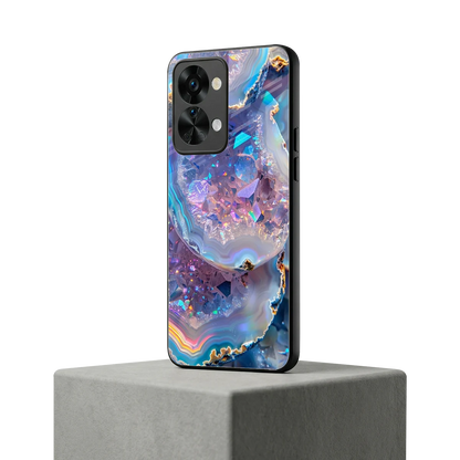 Crystal Veil oneplus nord 2t mobile cover | shockproof glass phone case