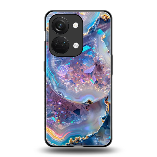 Crystal Veil back phone cover | glass case for oneplus nord 3