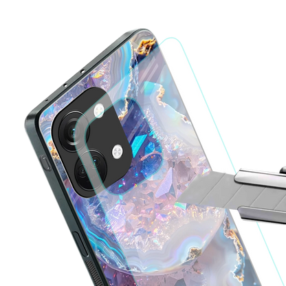 Crystal Veil stylish phone case for oneplus nord 3 | glossy glass and slim fit