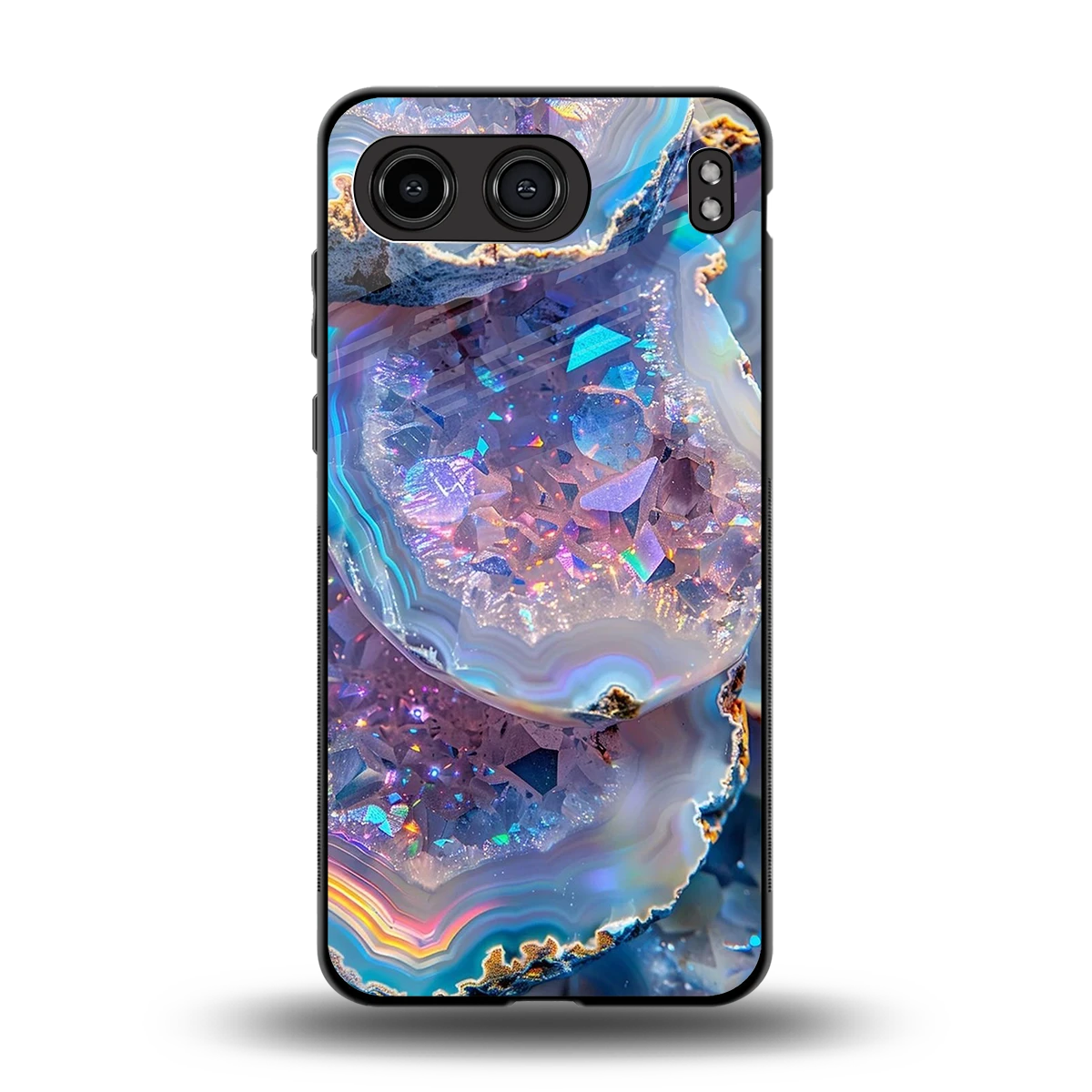 Crystal Veil back phone cover | glass case for oneplus nord 4