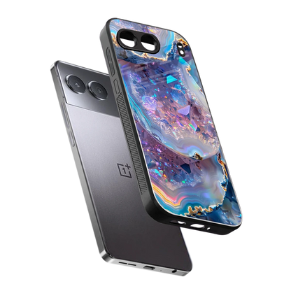 Crystal Veil sleek oneplus nord 4 cover with tempered glass back and TPU edges