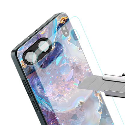 Crystal Veil stylish phone case for oneplus nord 4 | glossy glass and slim fit