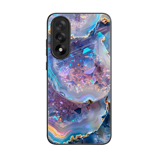 Crystal Veil back phone cover | glass case for oneplus nord 5