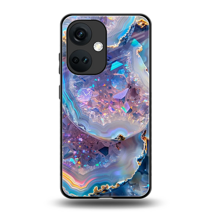 Crystal Veil back phone cover | glass case for oneplus nord ce 3