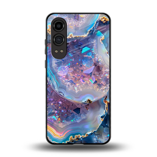 Crystal Veil back phone cover | glass case for oneplus nord ce 4 lite