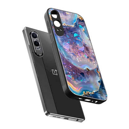 Crystal Veil sleek oneplus nord ce 4 lite cover with tempered glass back and TPU edges