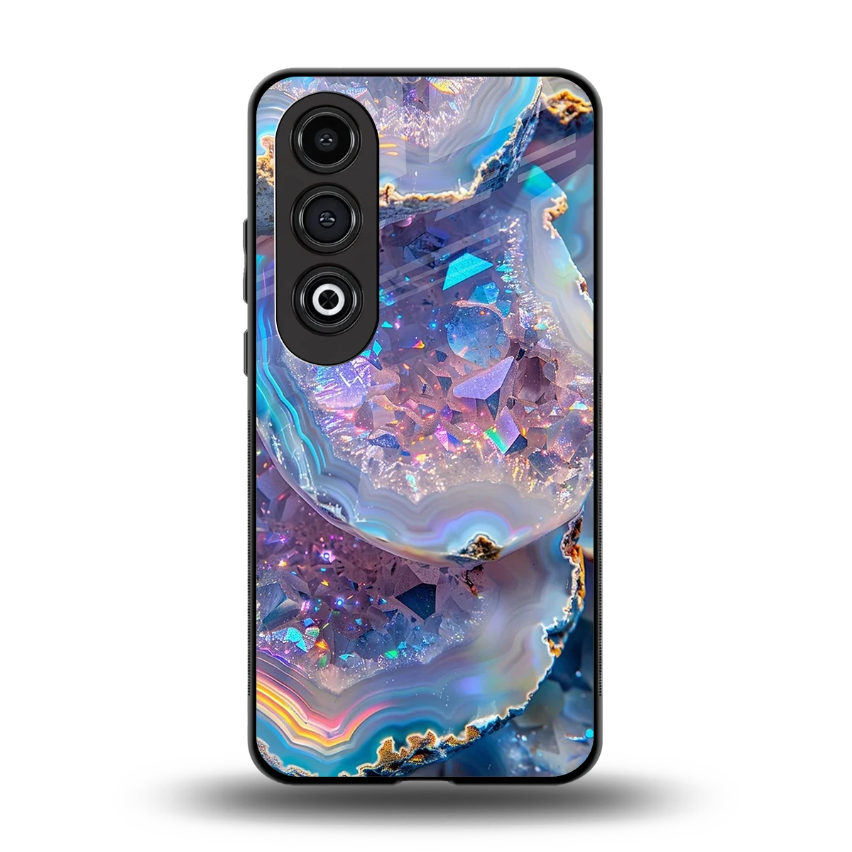 Crystal Veil back phone cover | glass case for oneplus nord ce 4