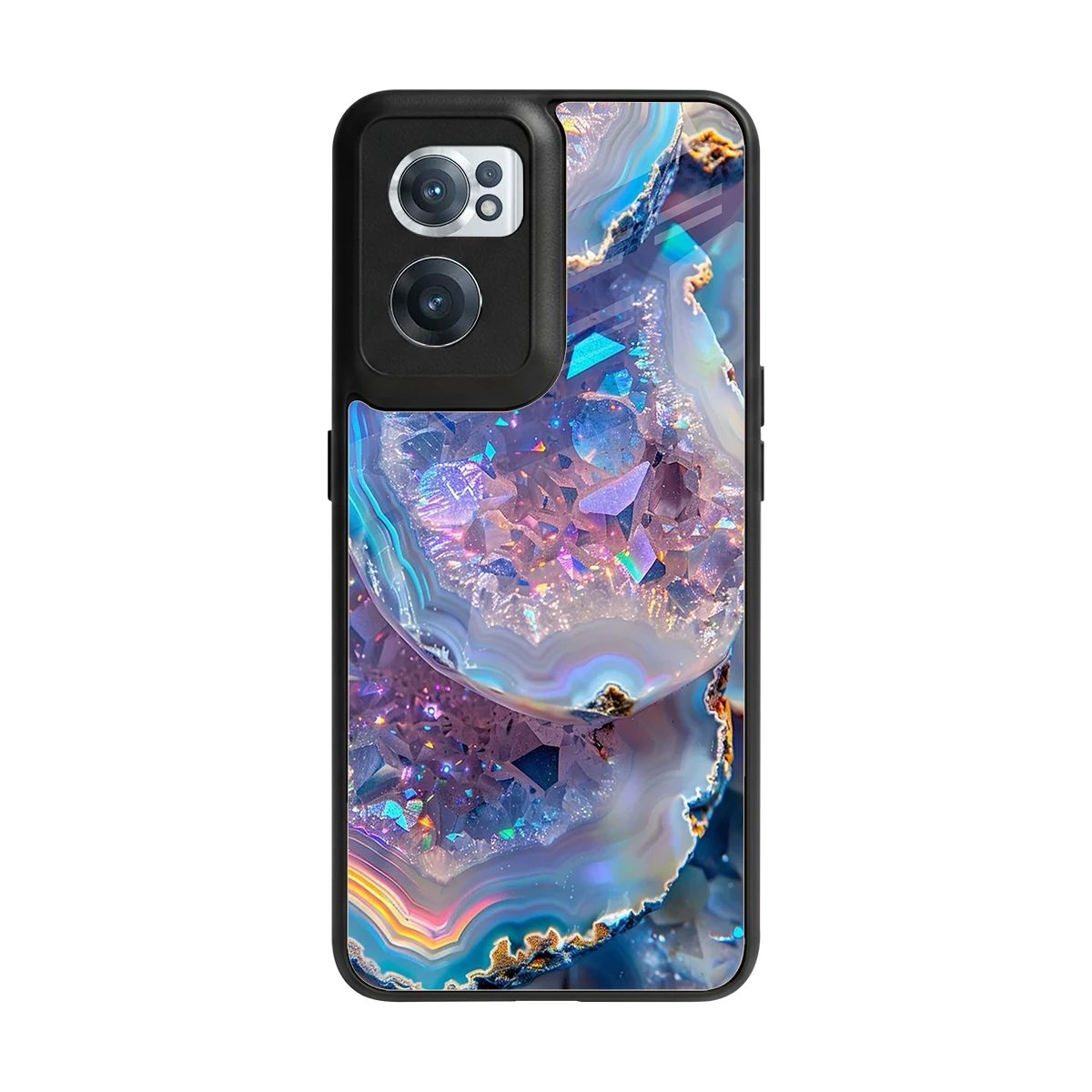 Crystal Veil back phone cover | glass case for oneplus nord ce 2