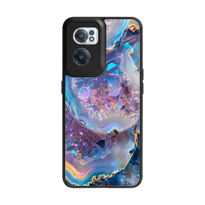 Crystal Veil back phone cover | glass case for oneplus nord ce 2