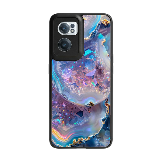 Crystal Veil back phone cover | glass case for oneplus nord ce 2