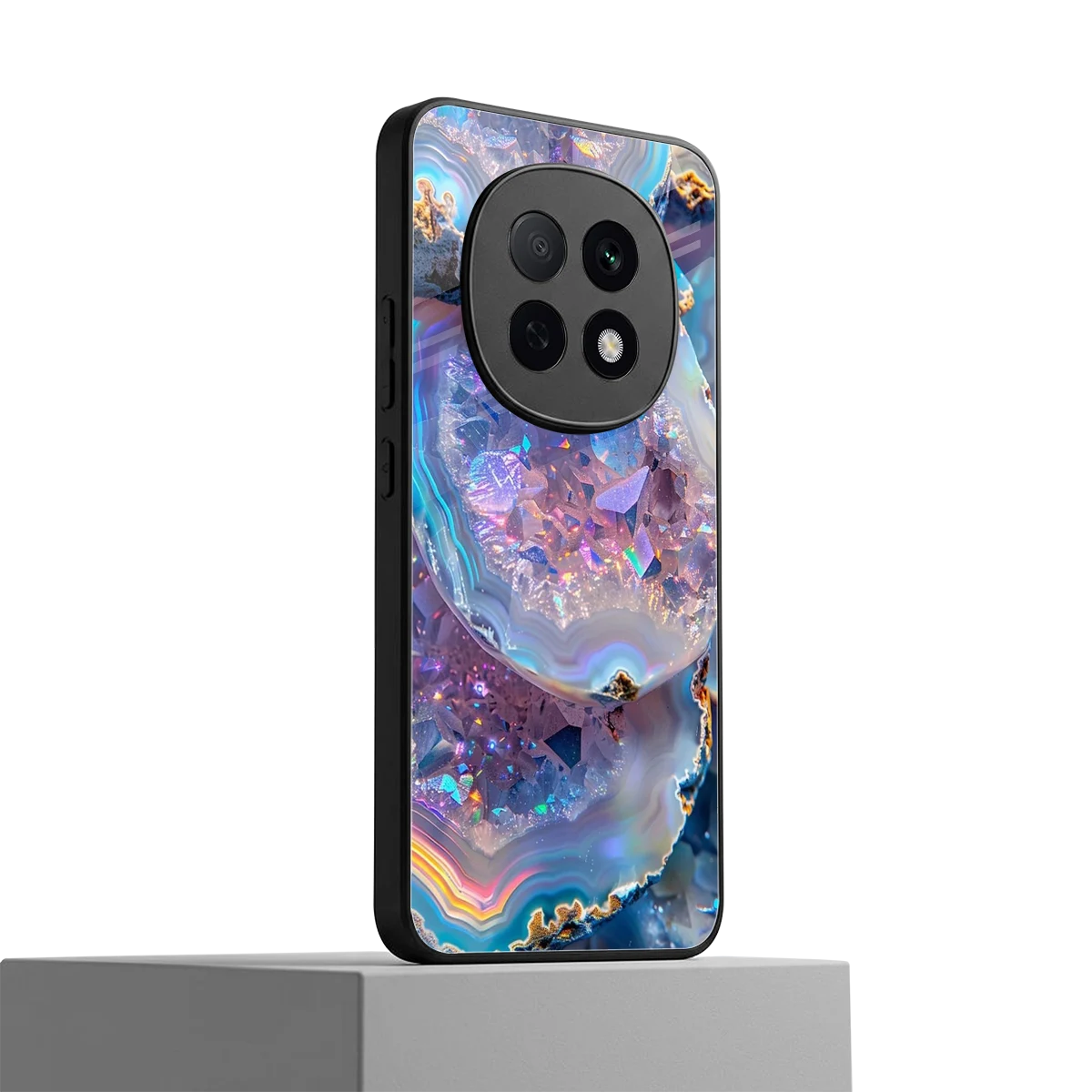 Crystal Veil oppo f29 pro 5g mobile cover | shockproof glass phone case
