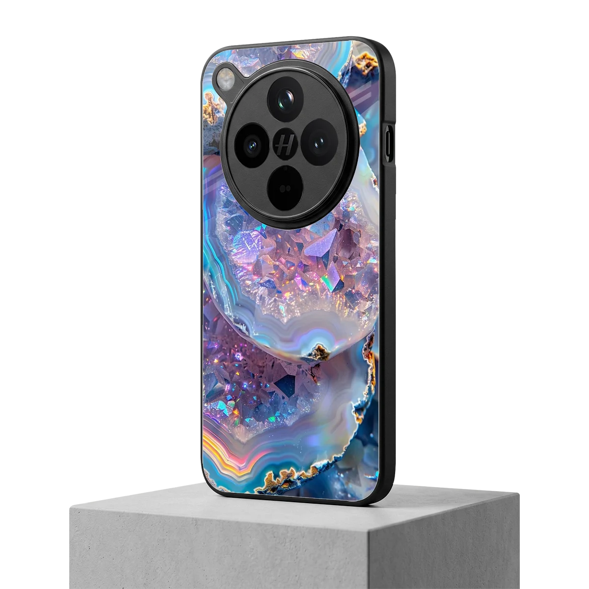 Crystal Veil oppo find x8 mobile cover | shockproof glass phone case